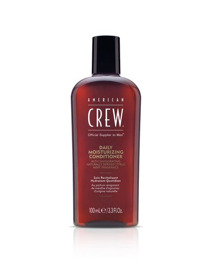 Our triple action Daily Moisturizing Conditioner restores, strengthens, and protects. Hair is left feeling soft, manageable, and ready for styling. Suitable for men with normal to dry hair. Silicon free. Vegan.