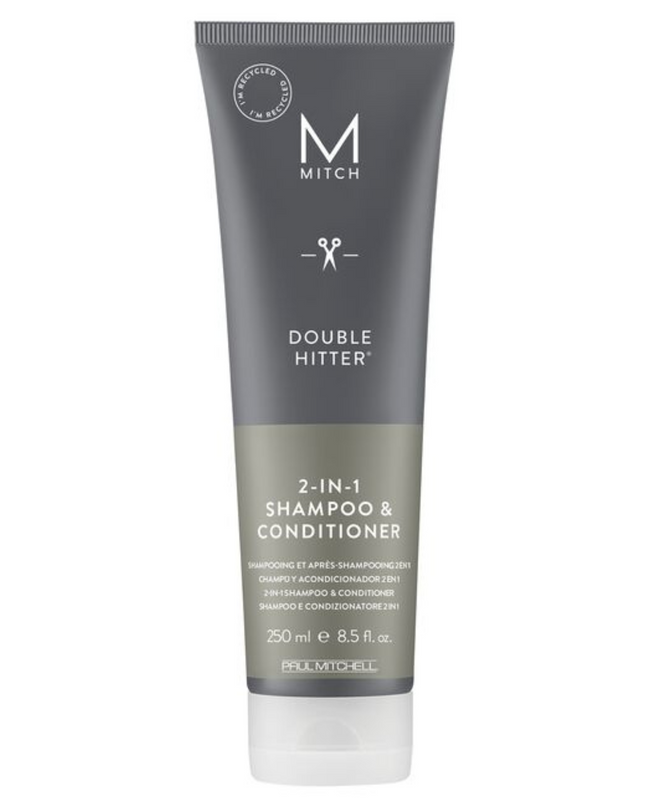 Wash and condition in one easy step. Specially formulated for men, this color-safe, 2-in-1 shampoo, and conditioner creates a hearty lather and leaves hair full and healthy-looking. Conditioning ingredients provide improved detangling with a soft, light finish. Rinses clean with a fresh scent.