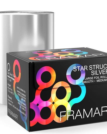 Star Struck Silver Medium Smooth Large Foil 1600 ft. Roll