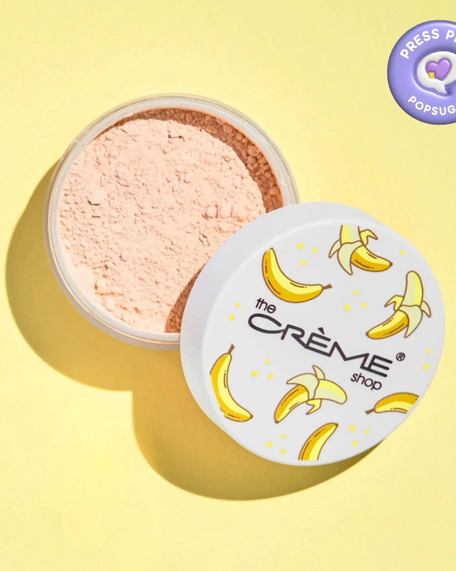 Go Bananas with our brightening setting powder! Bake your under eyes and eliminate dark circles for the most a-peeling soft matte finish. Apply all over face to blur imperfections and smooth out complexion without clogging your pores.