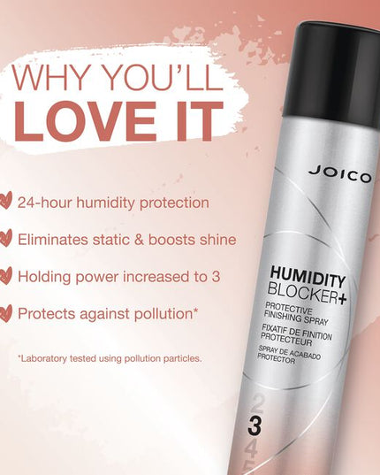 Don?t let your fresh blowout or pristine flat-iron style go unprotected against rainy, humid weather. This light-hold humidity-buster works tirelessly, depositing an invisible, 24-hour shine-shield of frizz and static protection over all your hard work.