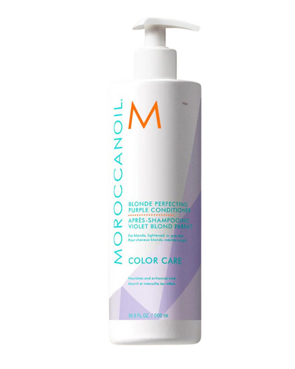 Fight brassiness in blonde, lightened brunette, and grey hair with this sulfate-free purple shampoo. Featuring deep violet pigments to counteract unwanted yellow and orange tones, this professional-strength tone-correcting shampoo helps you maintain your ideal hair color between salon appointments. The gentle formula cleanses without drying and contains ArganID™ to help repair hair from the inside out. Color-safe. Sulfate, phosphate, and paraben-free.