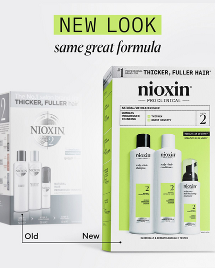 System 2 delivers thicker, fuller hair, while protecting every hair strand against damage.
System 2 strengthens resilience against damage and breakage, leaving thicker, fuller-looking hair with a healthy shine. It helps clean, optimise and treat the hair and scalp.
