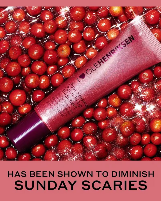 OLEHENRIKSEN Pout Preserve Hydrating Peptide Lip Treatment is a hydrating lip treatment powered by lip specific peptides and kokum butter that visibly smooths lip lines and delivers clinically fuller-looking lips in just one week.