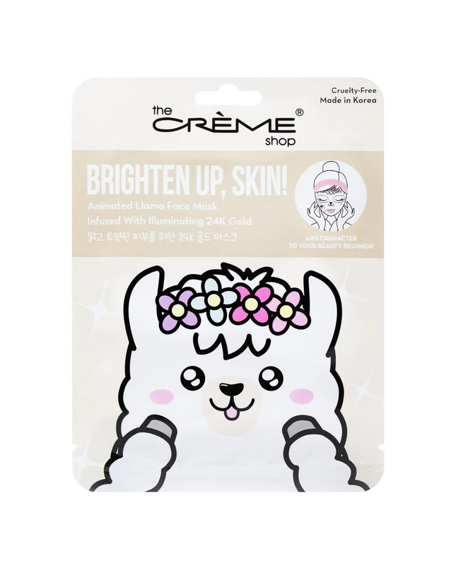 Trying to get your glow on? No probllama! This mask is infused with 24K gold to intensely illuminate skin while keeping it hydrated and supple.