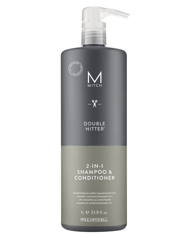 Wash and condition in one easy step. Specially formulated for men, this color-safe, 2-in-1 shampoo, and conditioner creates a hearty lather and leaves hair full and healthy-looking. Conditioning ingredients provide improved detangling with a soft, light finish. Rinses clean with a fresh scent.