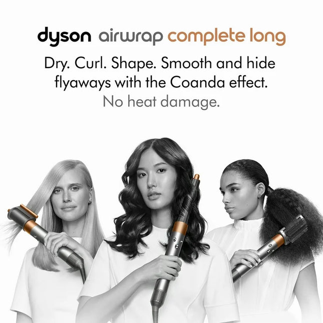 Dyson - Dyson Airwrap™ Complete Long multi-styler and dryer Straight+Wavy (Strawberry Bronze/Blush Pink)
