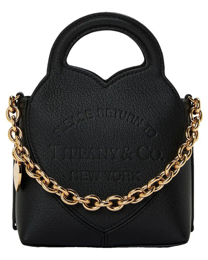 Tiffany & Co. - Return To Tiffany Micro Tote In Black Leather