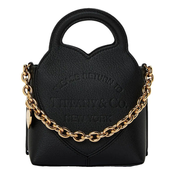 Tiffany & Co. - Return To Tiffany Micro Tote In Black Leather