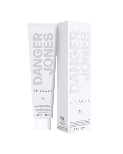 EPILOGUE permanent hair color by Danger Jones. More than just color, it's a turning point for our industry. With a reparative formula that enhances shine while giving you the 100% grey coverage you'd expect. Treat your clients and yourself to the last permanent color you'll ever use.