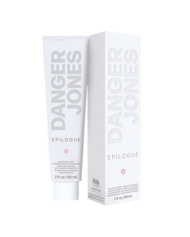 EPILOGUE permanent hair color by Danger Jones. More than just color, it's a turning point for our industry. With a reparative formula that enhances shine while giving you the 100% grey coverage you'd expect. Treat your clients and yourself to the last permanent color you'll ever use.