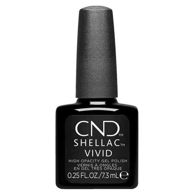 CND SHELLAC VIVID was designed to deliver boosted primary and secondary colors with a high opacity. Because of this, it parallels as an art medium making it optimal for hand painting, line work, stamping, stippling, color transfers, and much more. Unlike most art gels, CND SHELLAC VIVID is completely removable and does not create an exothermic reaction when curing.
