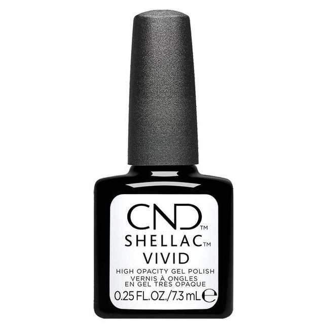 CND SHELLAC VIVID was designed to deliver boosted primary and secondary colors with a high opacity. Because of this, it parallels as an art medium making it optimal for hand painting, line work, stamping, stippling, color transfers, and much more. Unlike most art gels, CND SHELLAC VIVID is completely removable and does not create an exothermic reaction when curing.
