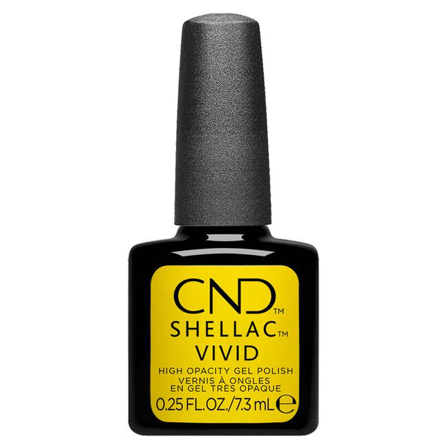 CND SHELLAC VIVID was designed to deliver boosted primary and secondary colors with a high opacity. Because of this, it parallels as an art medium making it optimal for hand painting, line work, stamping, stippling, color transfers, and much more. Unlike most art gels, CND SHELLAC VIVID is completely removable and does not create an exothermic reaction when curing.