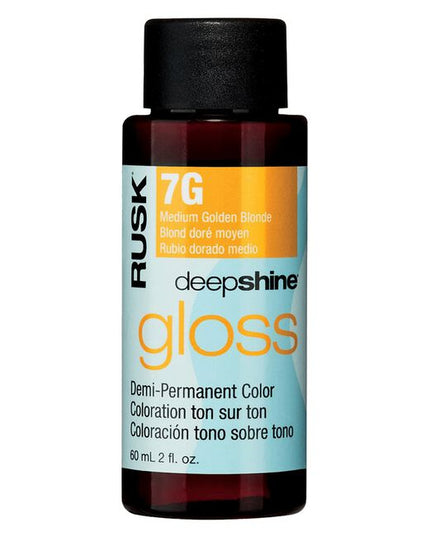 Rusk® Deepshine® Gloss is powered by state-of-the-art technology direct from Italy. Infused with a Conditioning Blend of Marine Extracts and Oleic Acid to deliver maximum softness, shine and combability.
