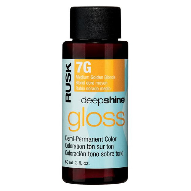 Rusk® Deepshine® Gloss is powered by state-of-the-art technology direct from Italy. Infused with a Conditioning Blend of Marine Extracts and Oleic Acid to deliver maximum softness, shine and combability.