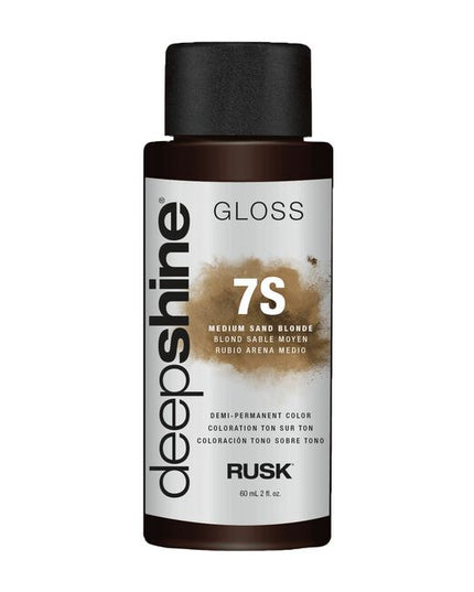 Rusk® Deepshine® Gloss is powered by state-of-the-art technology direct from Italy. Infused with a Conditioning Blend of Marine Extracts and Oleic Acid to deliver maximum softness, shine and combability.