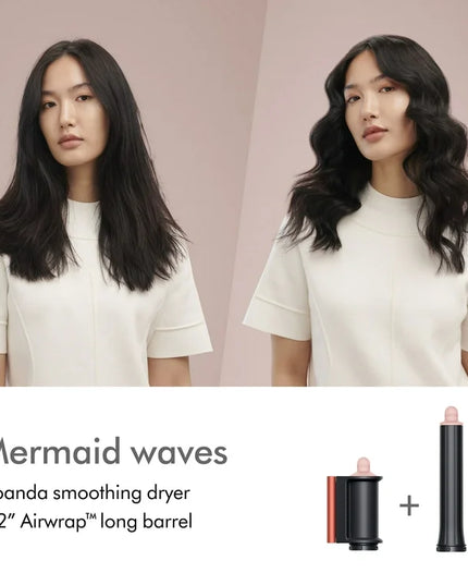 Dyson - Dyson Airwrap™ Complete Long Volumise multi-styler and dryer Straight+Wavy (Strawberry Bronze/Blush Pink)