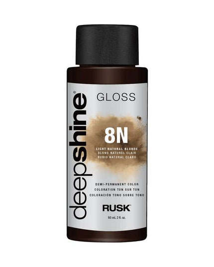 Rusk® Deepshine® Gloss is powered by state-of-the-art technology direct from Italy. Infused with a Conditioning Blend of Marine Extracts and Oleic Acid to deliver maximum softness, shine and combability.