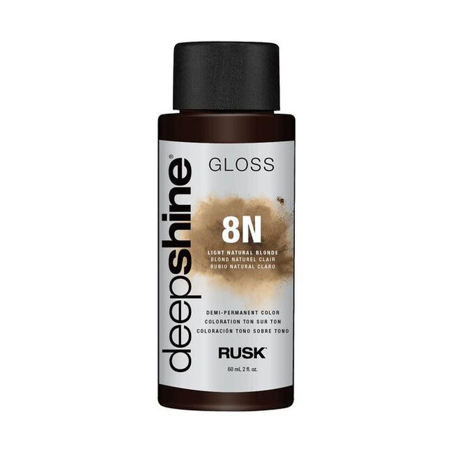 Rusk® Deepshine® Gloss is powered by state-of-the-art technology direct from Italy. Infused with a Conditioning Blend of Marine Extracts and Oleic Acid to deliver maximum softness, shine and combability.
