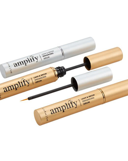 Amplify Lash and Brow Serum promotes the appearance of thicker, longer lashes and brows. Utilizing clean ingredients and a proprietary amino acid complex and peptides, this innovative serum encourages a stronger lash and brow structure which leads to longer, thicker looking lashes and brows. Formulated with natural ingredients, this serum is safe to use on even the most sensitive of skin.