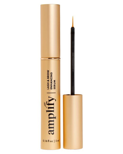 Amplify Lash and Brow Serum promotes the appearance of thicker, longer lashes and brows. Utilizing clean ingredients and a proprietary amino acid complex and peptides, this innovative serum encourages a stronger lash and brow structure which leads to longer, thicker looking lashes and brows. Formulated with natural ingredients, this serum is safe to use on even the most sensitive of skin.