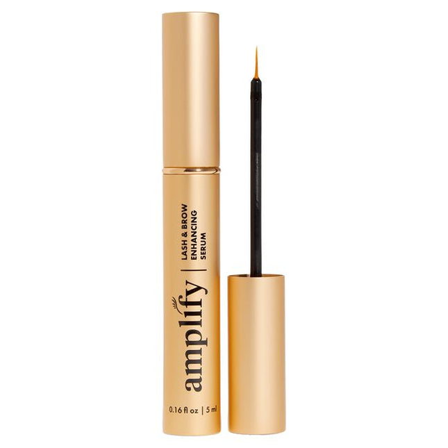 Amplify Lash and Brow Serum promotes the appearance of thicker, longer lashes and brows. Utilizing clean ingredients and a proprietary amino acid complex and peptides, this innovative serum encourages a stronger lash and brow structure which leads to longer, thicker looking lashes and brows. Formulated with natural ingredients, this serum is safe to use on even the most sensitive of skin.