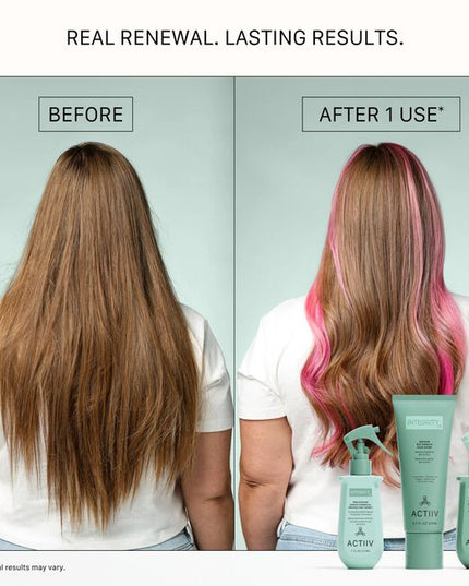 REPAIIR All-In-One Protectant is the final step in the INTEGRITYrx™ Hair Renewal System. This lightweight leave-in treatment helps protect against heat styling, reduce frizz and static, improve manageability, and visibly reduce the appearance of split ends while helping maintain healthier-looking hair between salon visits.Designed for daily use on all hair types, it delivers professional care with every application.