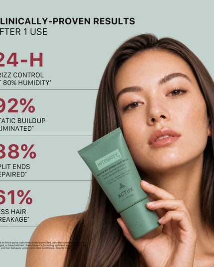 REPAIIR Bio-Enrich Hair Mask is the second step in the INTEGRITYrx™ Hair Renewal System. This intensive treatment helps replenish moisture, improve softness, and visibly reduce the appearance of damage after chemical services while supporting healthier-looking hair with every use. Perfect for maintaining professional results between salon visits, this weekly treatment helps leave hair feeling softer, smoother, and easier to manage.