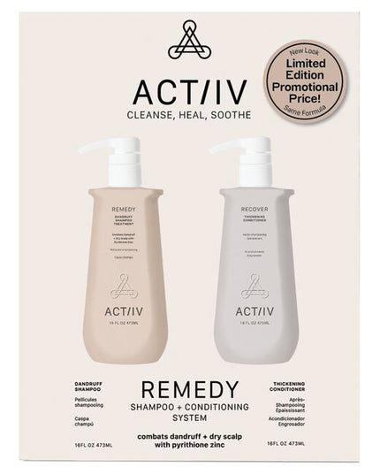 Remedy Dandruff Shampoo is an invigorating, sulfate-free anti-dandruff treatment formulated to refresh the scalp and reduce visible flakes. It’s designed for daily or as-needed use, and leaves both scalp and hair feeling revitalized. It's suitable for all hair types, including color-treated hair.