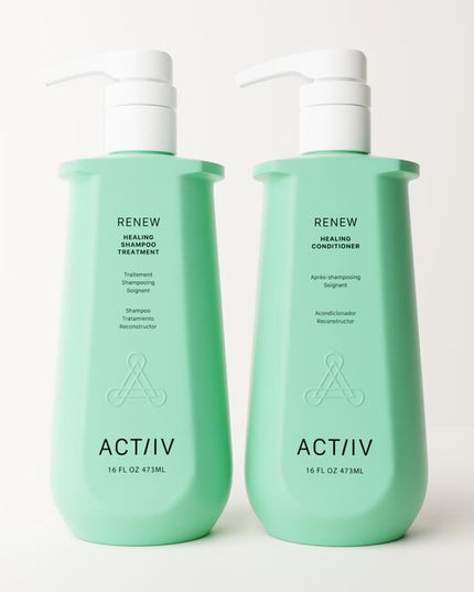 Renew is specially formulated to heal damaged and over-processed hair by helping to naturally close the hair cuticle using a powerful amino acid complex. With regular use, it encourages the appearance of thicker, fuller, and longer-looking hair.