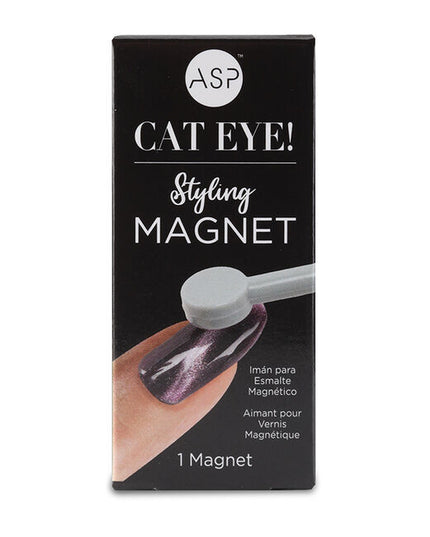 The ASP Stying magnet has strong magnetism which can easily attract the particles in the magnetic gel nail polish to create various professional manicure patterns on the nail.