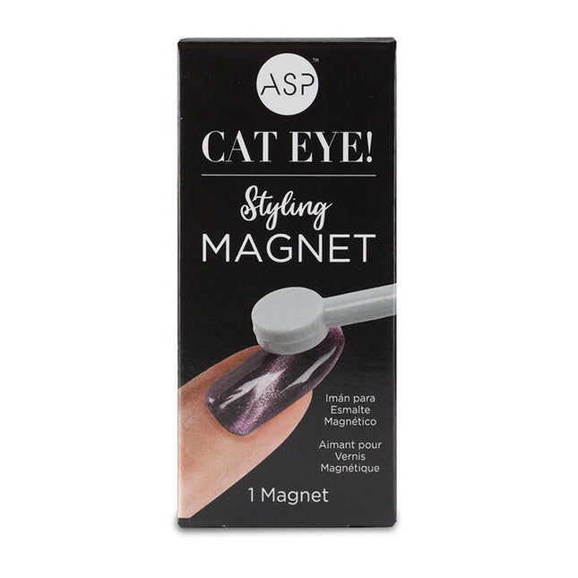The ASP Stying magnet has strong magnetism which can easily attract the particles in the magnetic gel nail polish to create various professional manicure patterns on the nail.