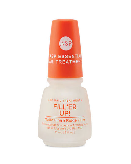 Matte finish ridge-filler base coat that strengthens nails while smoothing and filling in small imperfections for an ideal nail surface for your manicure