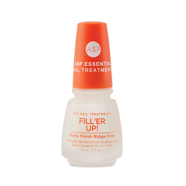 Matte finish ridge-filler base coat that strengthens nails while smoothing and filling in small imperfections for an ideal nail surface for your manicure