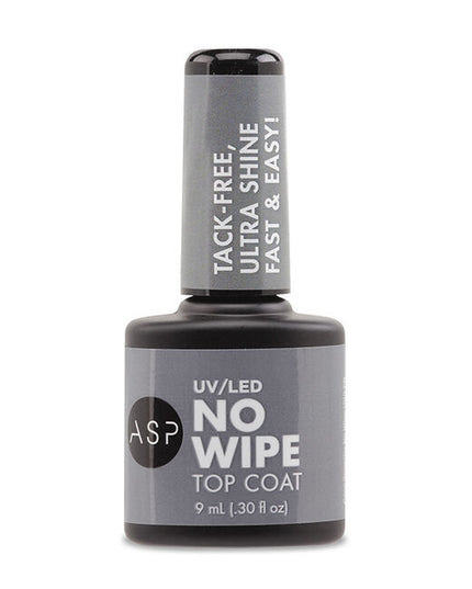 UV/LED No Wipe Top Coat has a special formula that cures completely with out any sticky tacky layer!