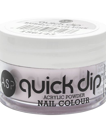ASP Quick Dip Acrylic Powder Nail Color is the latest, trendsetting, easy-to-use dip system that allows you to apply color that lasts up to 14 days! Get professional looking nails in minutes using the highest grade pigmentation for HD color coverage!