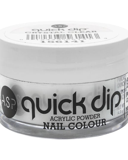 ASP Quick Dip Acrylic Powder Nail Color is the latest, trendsetting, easy-to-use dip system that allows you to apply color that lasts up to 14 days! Get professional looking nails in minutes using the highest grade pigmentation for HD color coverage!