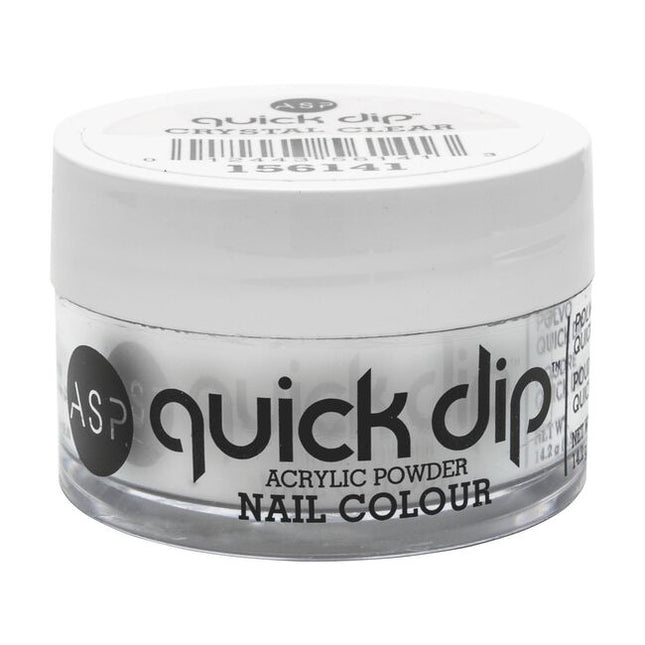 ASP Quick Dip Acrylic Powder Nail Color is the latest, trendsetting, easy-to-use dip system that allows you to apply color that lasts up to 14 days! Get professional looking nails in minutes using the highest grade pigmentation for HD color coverage!