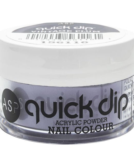 ASP Quick Dip Acrylic Powder Nail Color is the latest, trendsetting, easy-to-use dip system that allows you to apply color that lasts up to 14 days! Get professional looking nails in minutes using the highest grade pigmentation for HD color coverage!