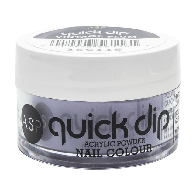 ASP Quick Dip Acrylic Powder Nail Color is the latest, trendsetting, easy-to-use dip system that allows you to apply color that lasts up to 14 days! Get professional looking nails in minutes using the highest grade pigmentation for HD color coverage!