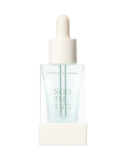 Soothing Recovery Treatment for Sensitive, Irritated Skin The Aippo Expert Soothing Ampoule delivers fast, targeted relief for sensitive and irritated skin. Concentrated with 89% Betula Platyphylla Japonica Juice and a Fermentation Centella Asiatica Complex, this gentle yet powerful formula deeply hydrates and calms skin for a glowing, balanced complexion. Great For Skin Types – All skin types, especially Sensitive, Dry, and Irritated Skin Skin Concerns – Redness, Sensitivity, Dehydration