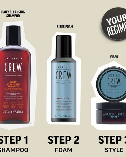 Anti-gravity volume powder with matte finish Give hair lift, thickness and a matte finish with American Crew Boost Powder. This weightless powder adds grit for dramatic, gravity-defying texture. And, it can be layered with virtually any other American Crew styling product.