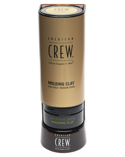 High hold with medium shine. Concentrated styling power lets you manipulate hair into any style. Made with natural extracts and beeswax, this unique compound maintains touchable shape and texture. Works well for short styles and those who seek a styling product with a more natural, subtle fragrance. Molding Clay is also a product of choice for those who frequently engage in sports and tend to perspire heavily.