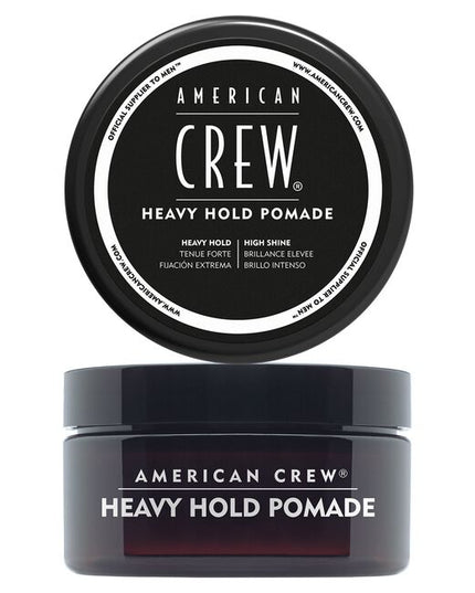 Heavy Hold with High Shine Heavy hold water based pomade perfect for creating sleek, smooth styles, sculpting and styling.
