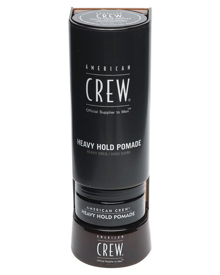 The newest addition to the family of American Crew pucks, this styler offers Superior Hold with Intense Shine. Reach for it when you are looking to create bold, unapologetic shapes with Star-Quality Shine. Water based pomade that delivers high hold and adds a ton of shine.