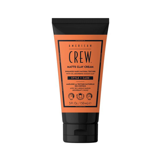 The American Crew Matte Clay Cream is a go-to hair clay styling option for men who want lightweight control, and a clean, matte finish. Powered by kaolin clay and made with 92% naturally derived ingredients, it delivers medium hold while helping to detox the scalp. Lightweight yet effective, this clay cream is perfect for fine, straight, or longer hair, adding natural movement and control you can reshape throughout the day.
