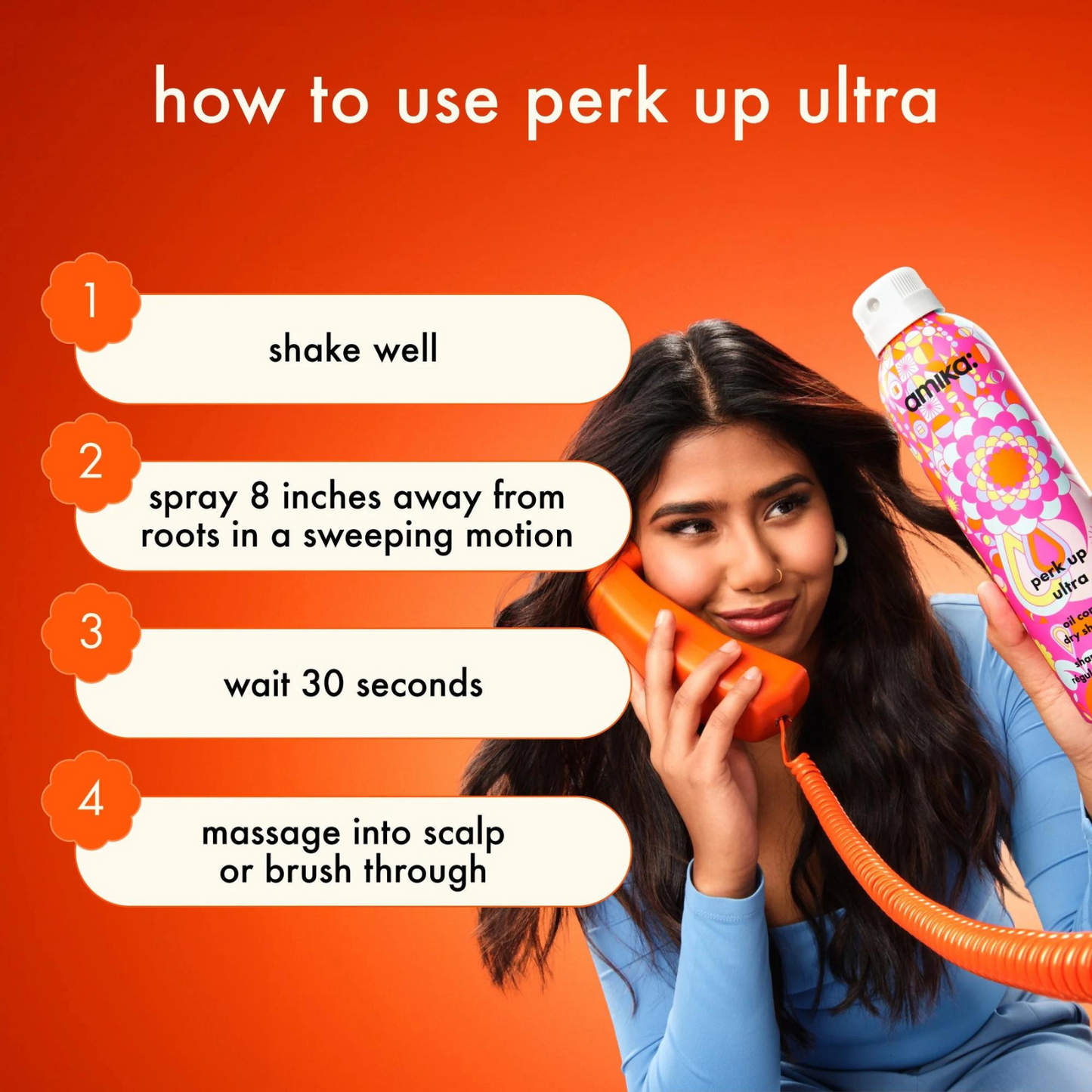 amika - Perk Up Ultra Oil Control Dry Shampoo
