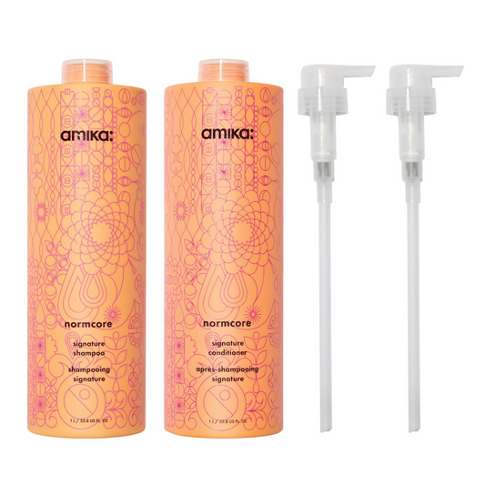 amika Normcore Signature Shampoo & Conditioner With Pumps
