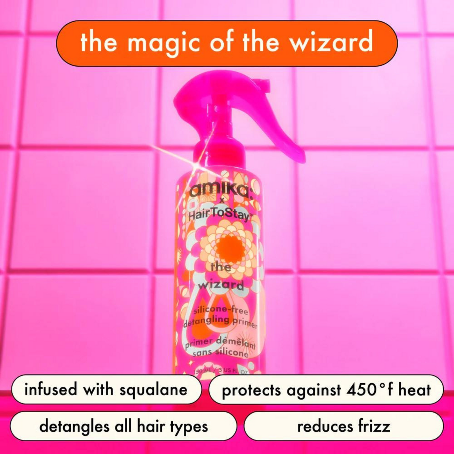amika - Limited Edition HairToStay The Wizard Silicone-free Detangling Primer